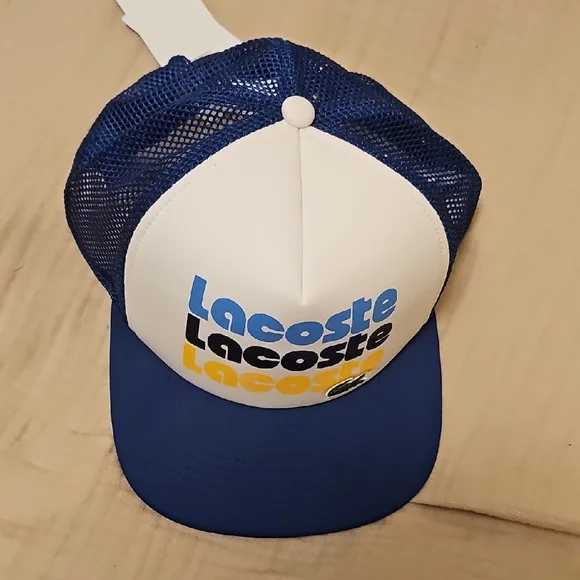 Lacoste Unisex Lightweight Neoprene Trucker Hat - Picture 5 of 9